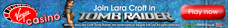 Play online slots at Virgin Casino - Tomb Raider